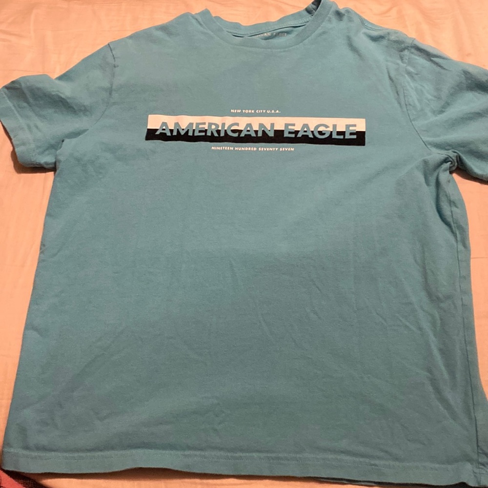Mens, blue, American Eagle, t-shirt